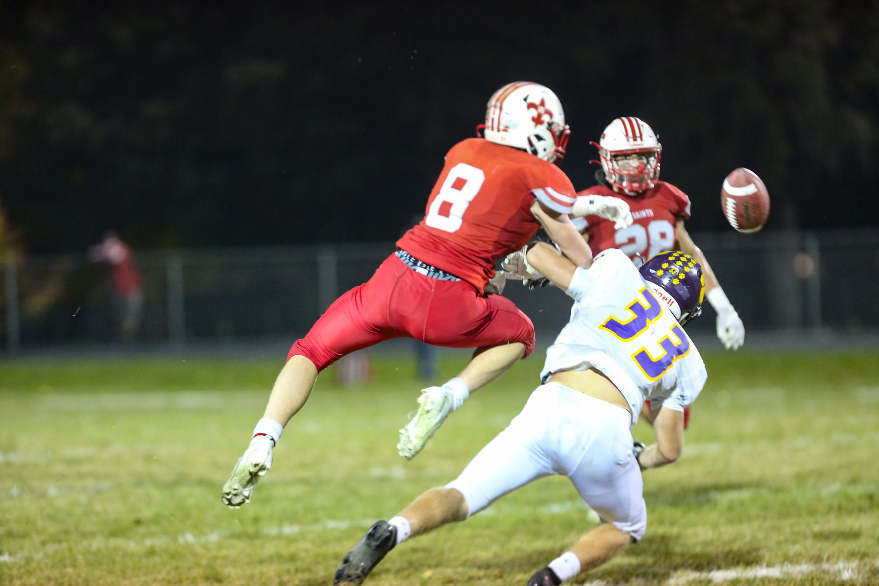 St. Ansgar vs Lake Mills football - Hanson, Cole